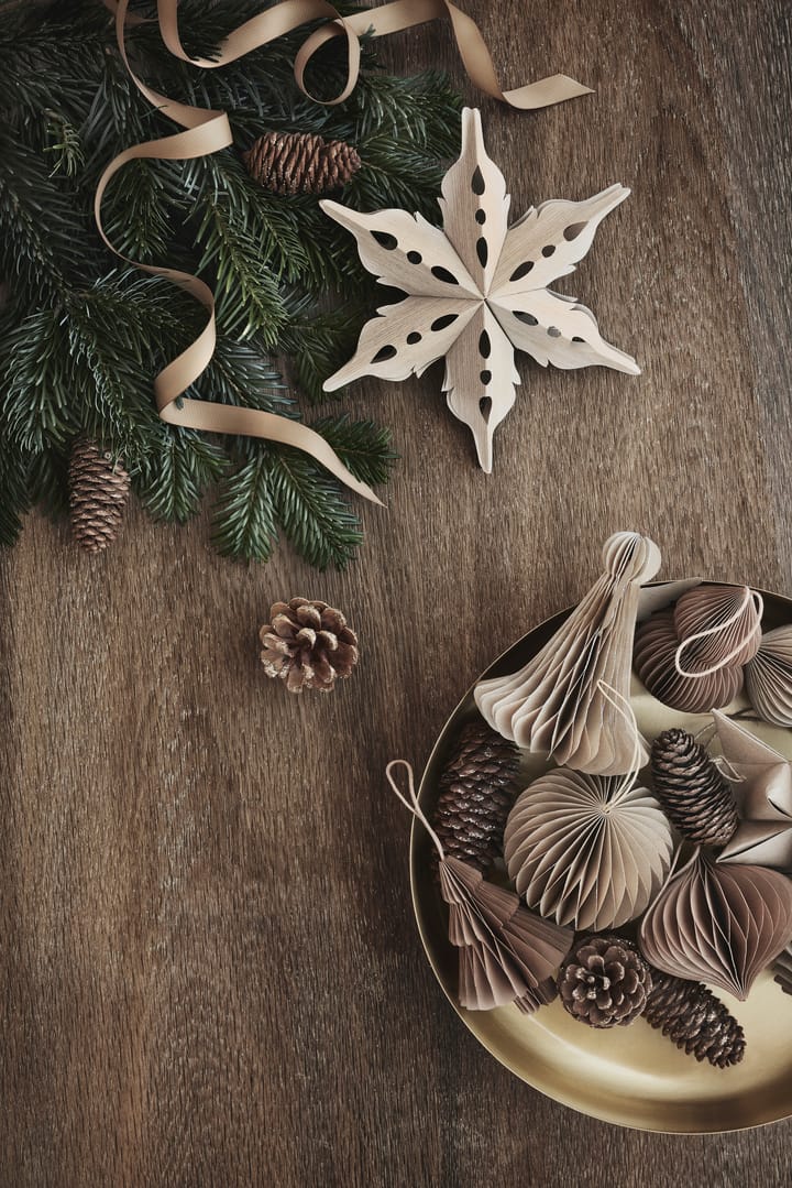 Christmas mix kerstdecoratie 2-pack - Natural brown - Broste Copenhagen