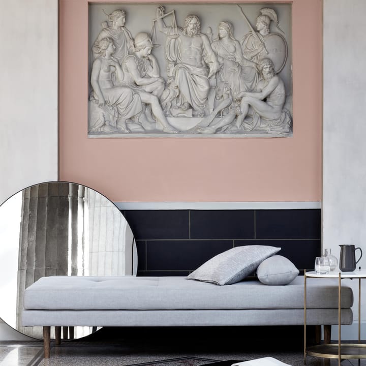 Complete spiegel zwart, Ø 80 cm. Broste Copenhagen