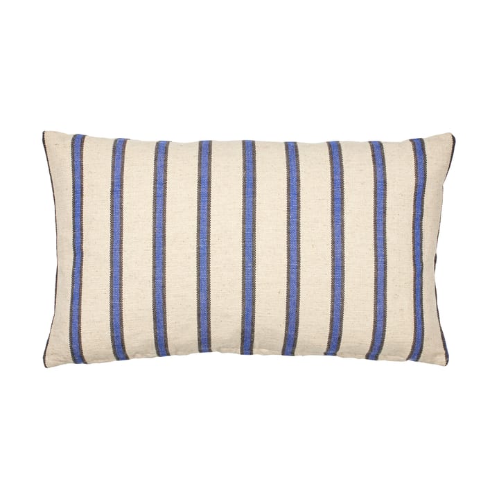 Dagmar kussensloop 30x50 cm, Off white-intense blue Broste Copenhagen