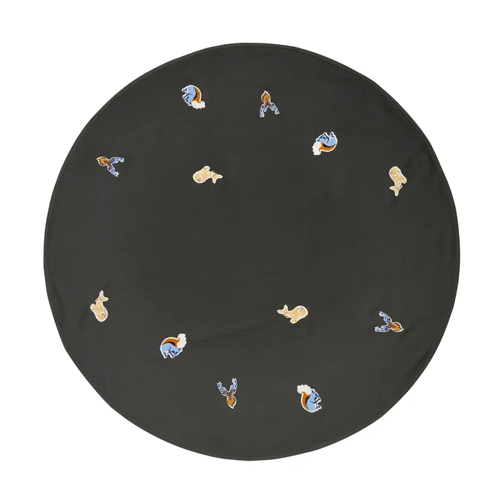 Deer kerstboomkleed - Forest Green - Broste Copenhagen