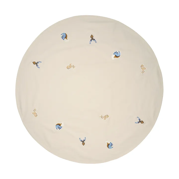 Deer kerstboomkleed - Warm Beige - Broste Copenhagen