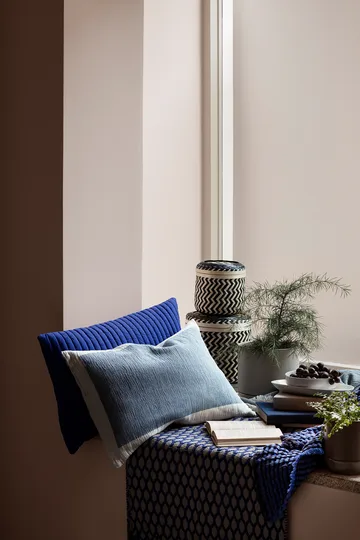 Denise bloempot met schotel Ø18 cm - Dove grey - Broste Copenhagen