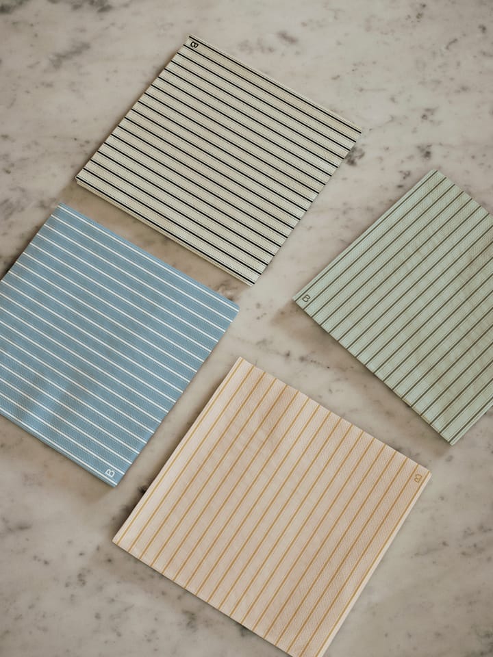 Dolly papieren servetten 33x33 cm 20-pack, Black-off white Broste Copenhagen