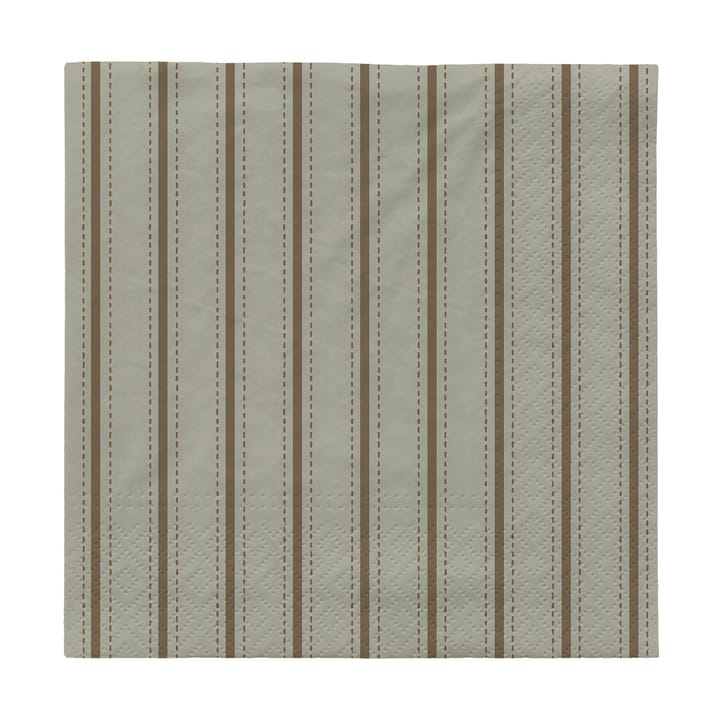 Dolly papieren servetten 33x33 cm 20-pack - Desert sage-dark green - Broste Copenhagen