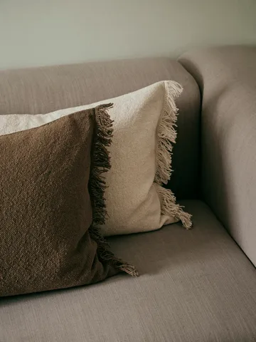 Ebba kussenhoes - Licht beige, 40x60 cm - Broste Copenhagen