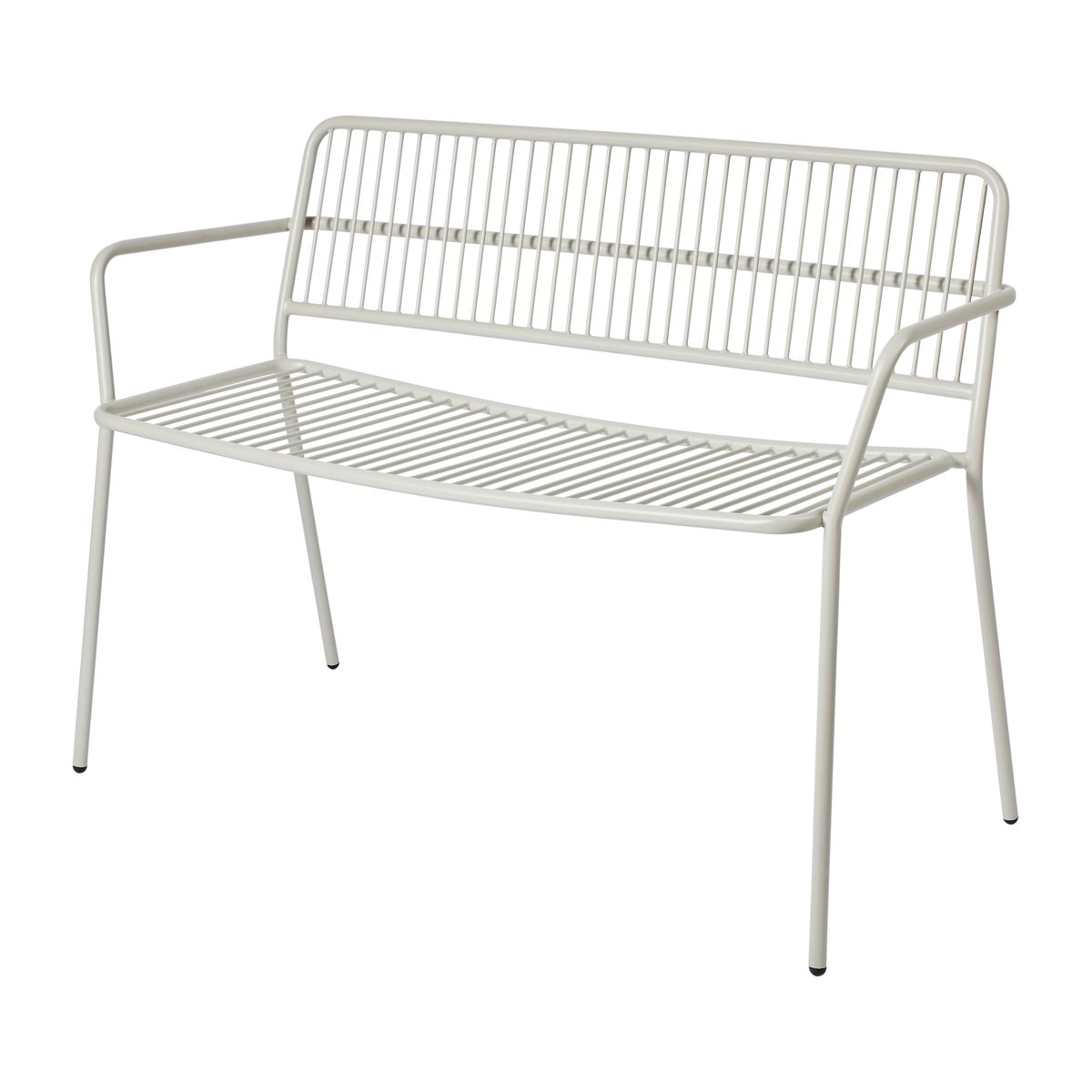 Broste Copenhagen Eden bankje met armleuningen Beige grey