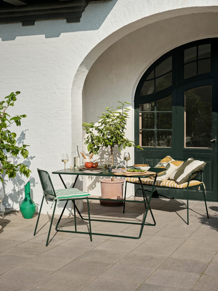 Eden bankje met armleuningen, Forest green Broste Copenhagen