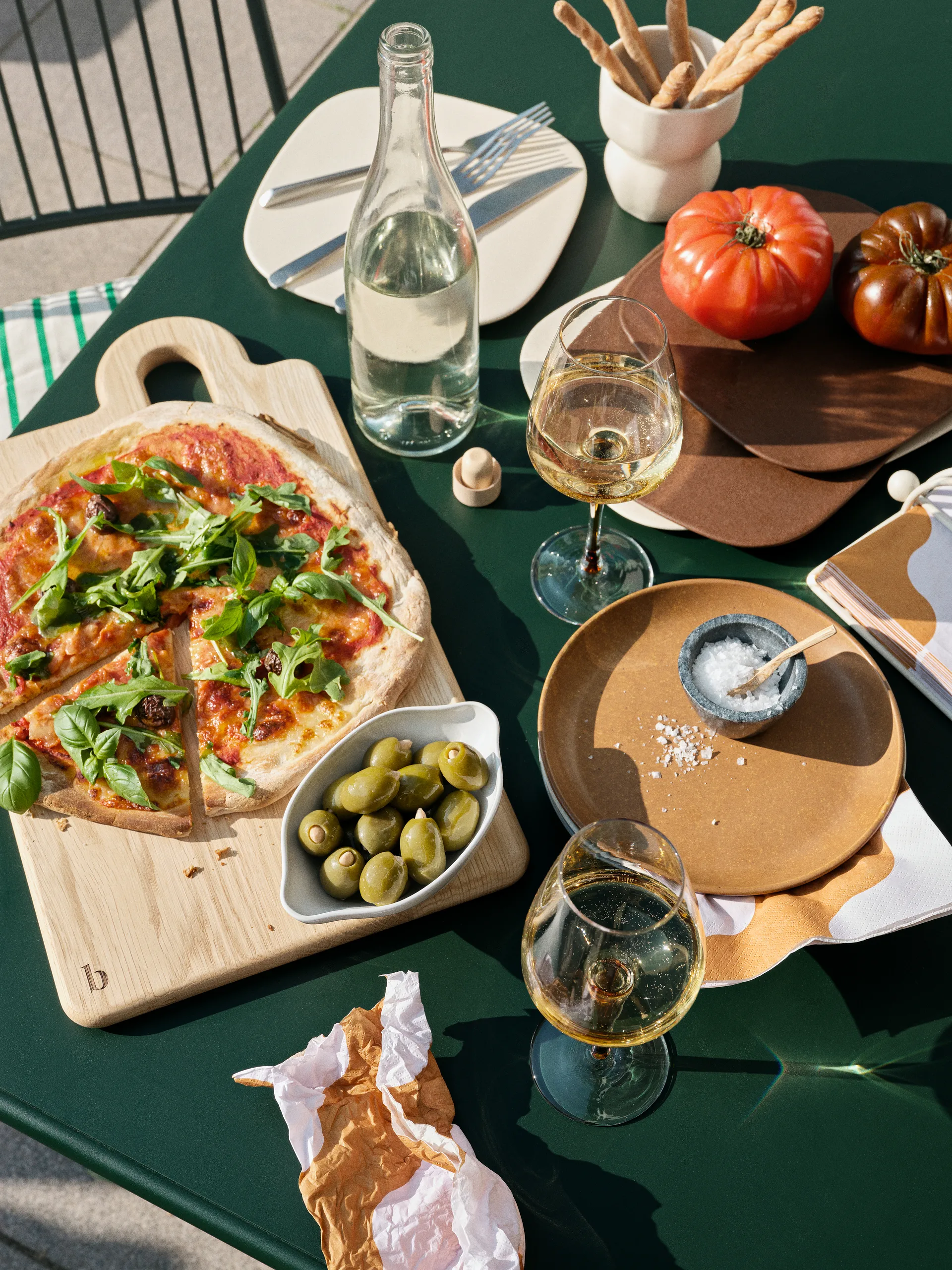 Eden tafel 120x70x74 cm, Forest green Broste Copenhagen