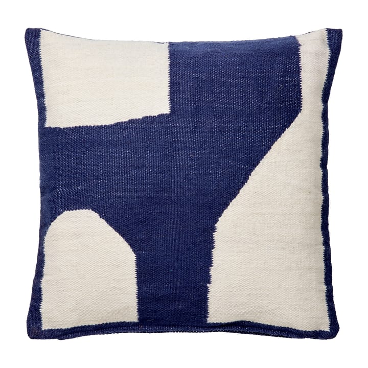 Eilo kussenhoes 50x50 cm - Recycled pet blue - Broste Copenhagen