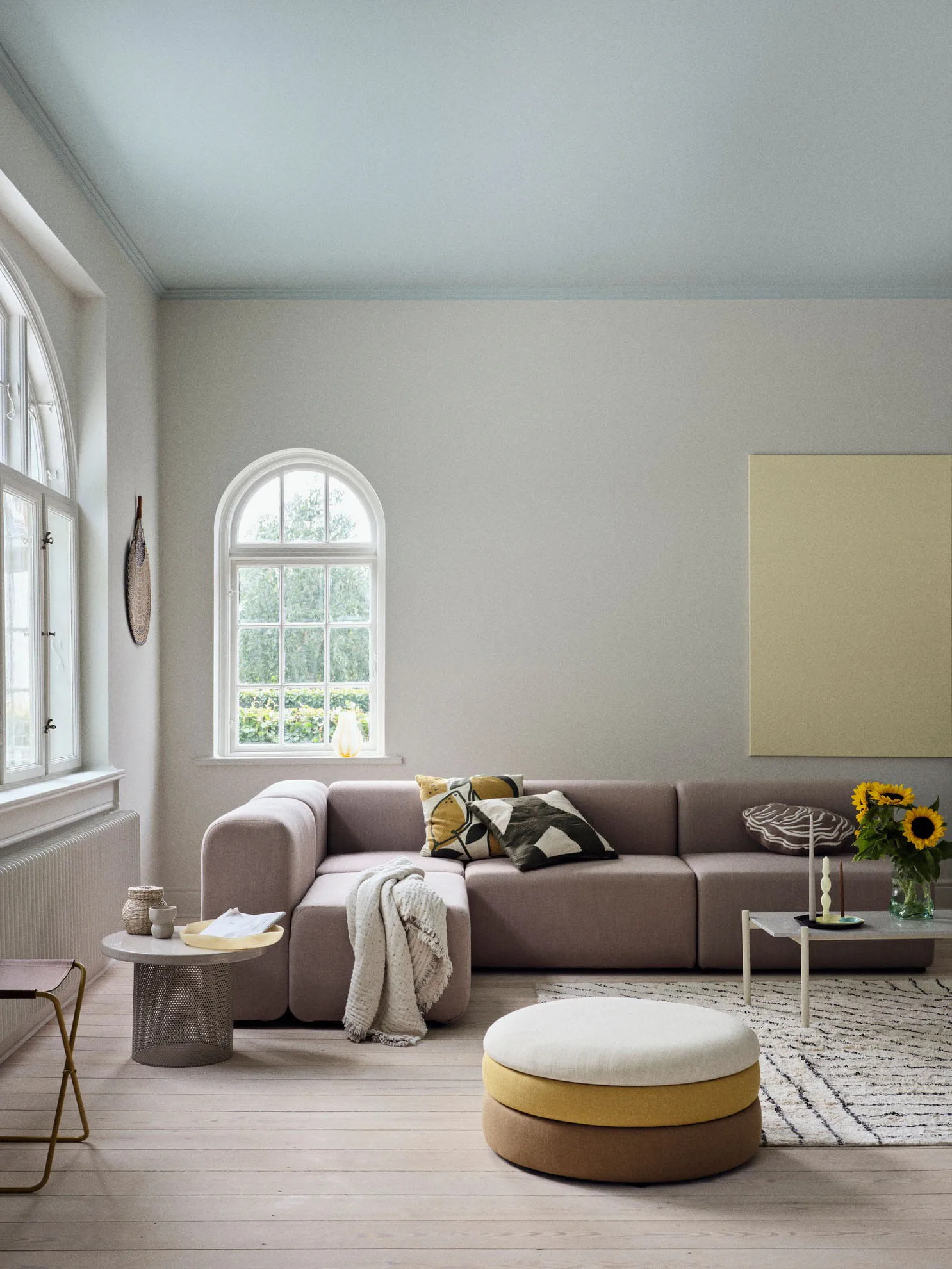 Eilo kussenhoes 50x50 cm, Recycled pet green Broste Copenhagen