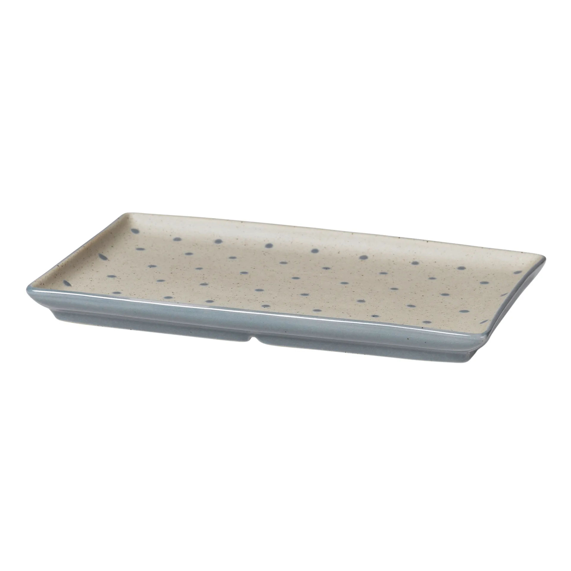 Eli bord 17,6x20 cm, Soft blue dots Broste Copenhagen