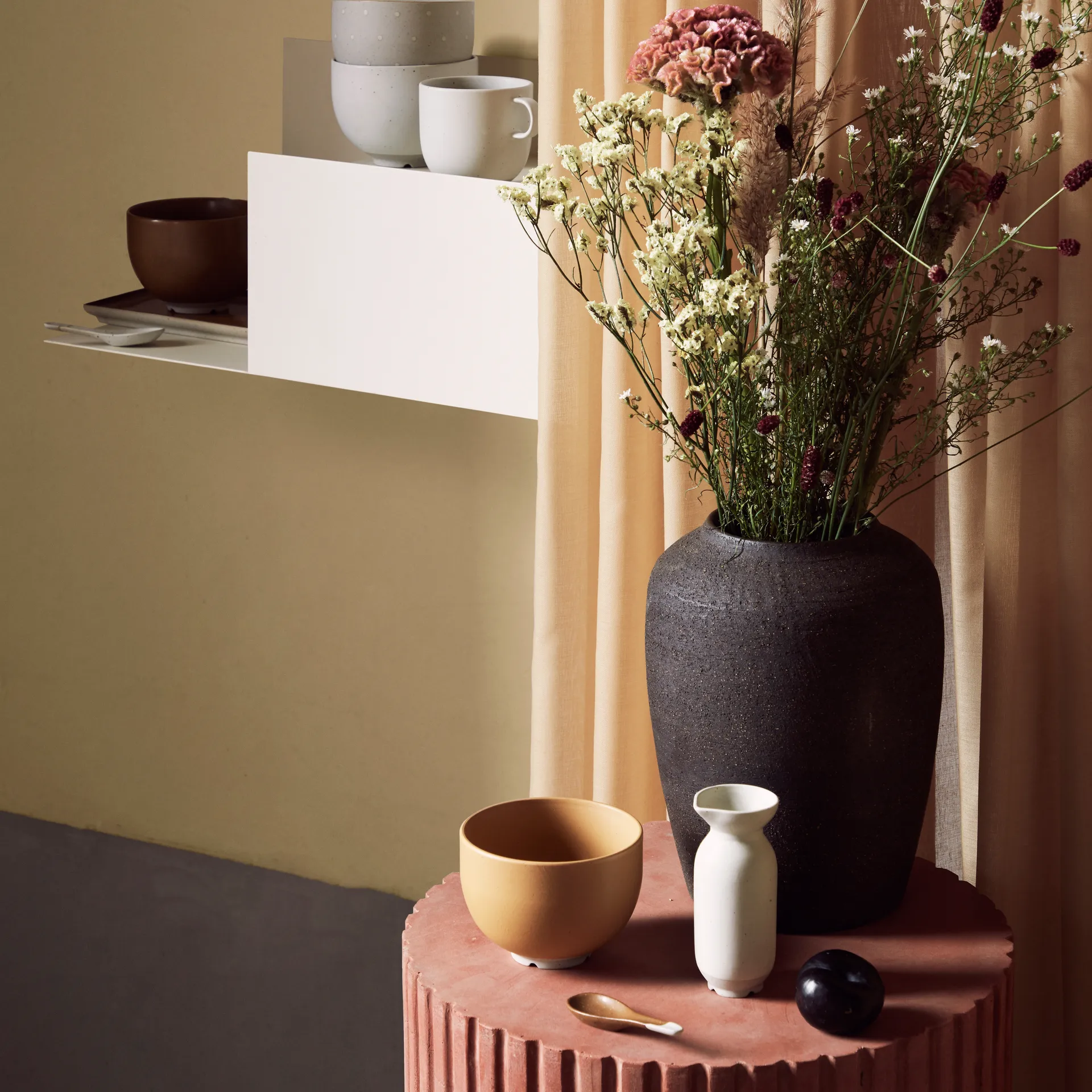 Eli theelepel 9,2 cm, Caramel brown Broste Copenhagen