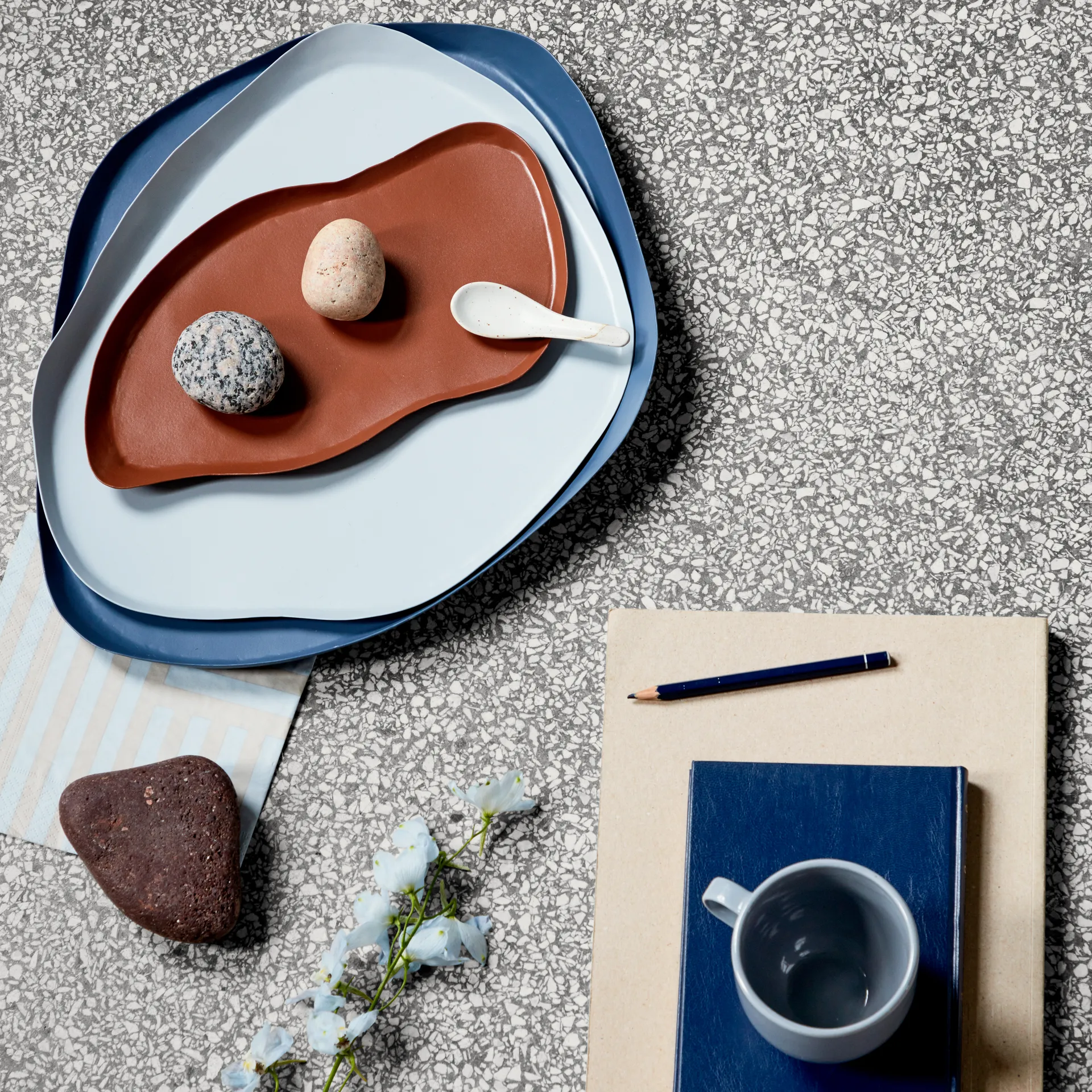 Eli theelepel 9,2 cm, Soft light grey Broste Copenhagen