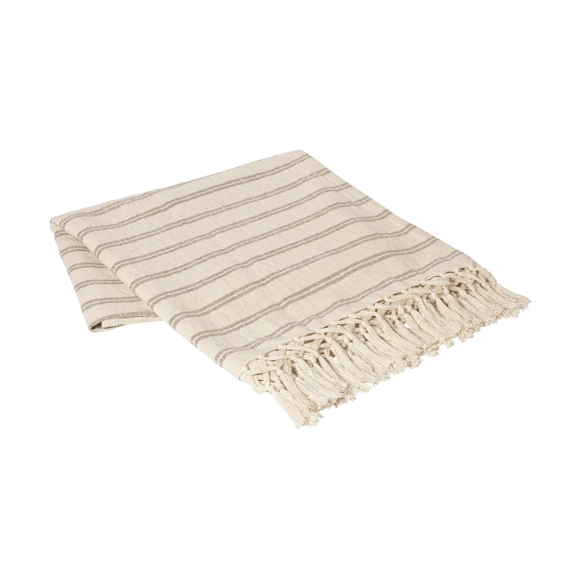 Elly plaid 130x160 cm, Fungi grey-natural Broste Copenhagen