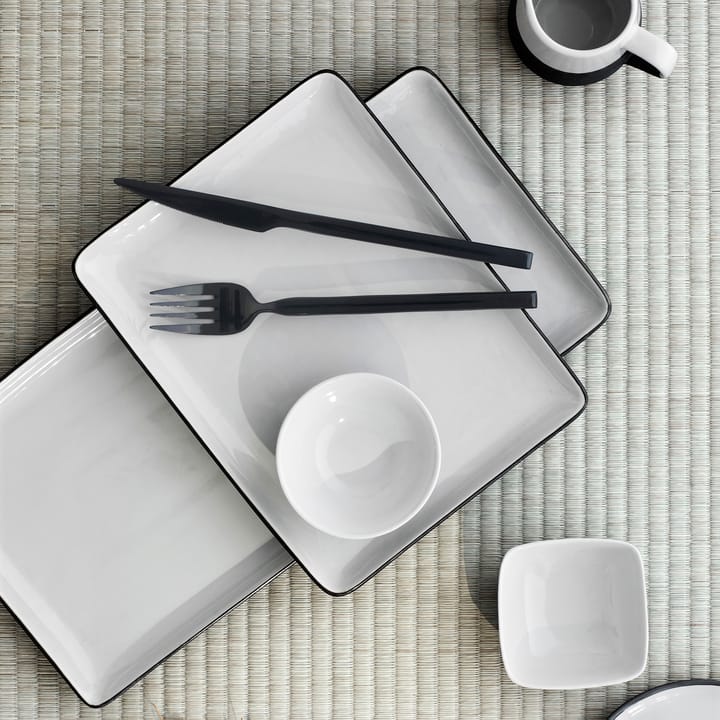 Esrum bord 18x36 cm, Wit-grijs Broste Copenhagen