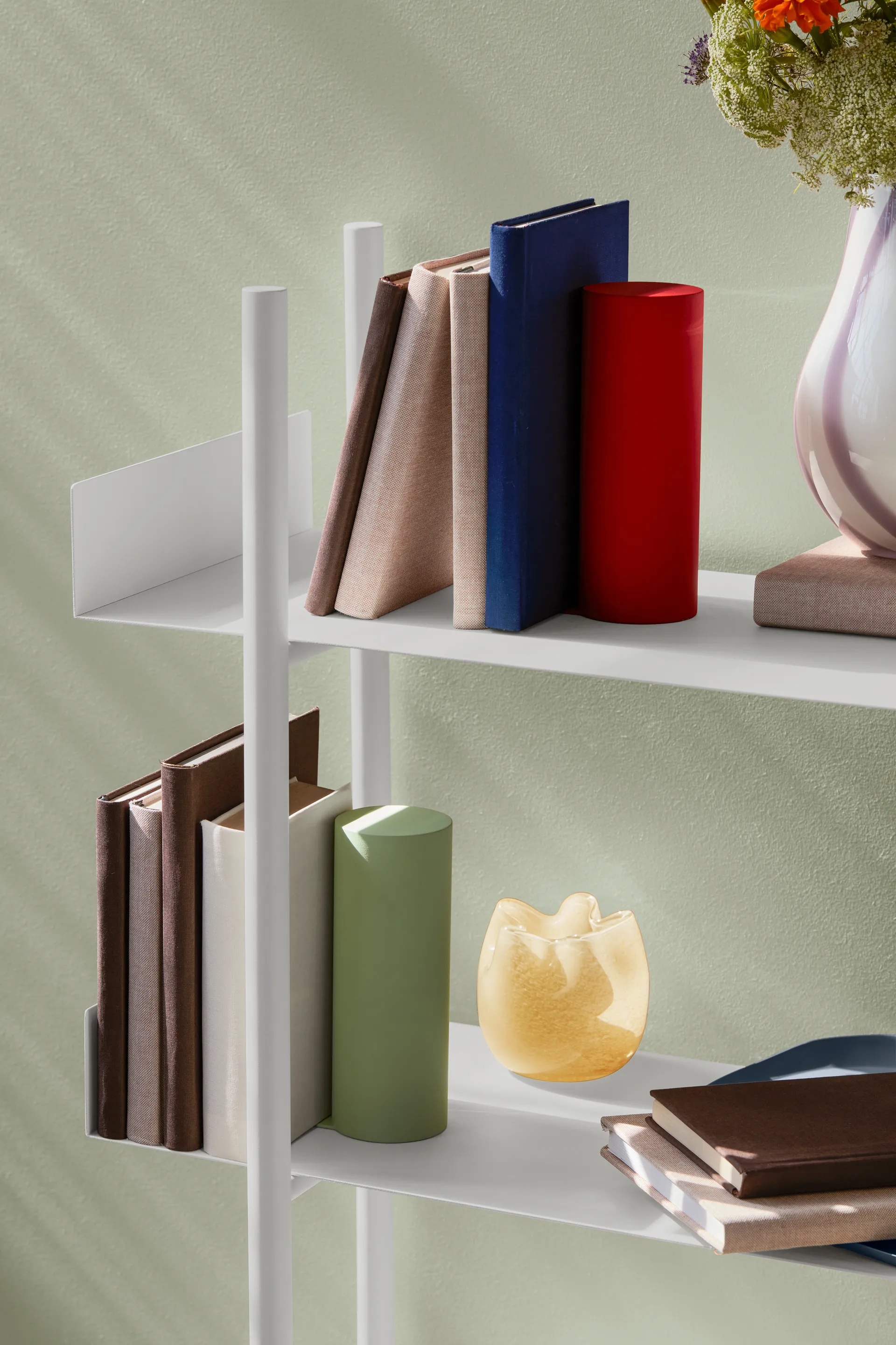 Esther vaas/waxinelichtjeshouder Ø9,8 cm, Anise flower yellow Broste Copenhagen