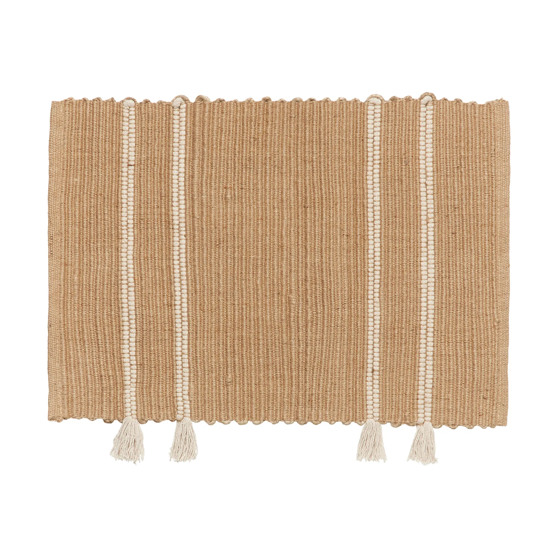 Ezra deurmat 50x70 cm, Natural-off white Broste Copenhagen
