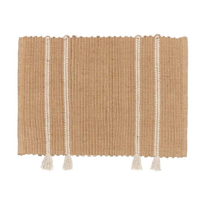 Ezra deurmat 50x70 cm - Natural-off white - Broste Copenhagen