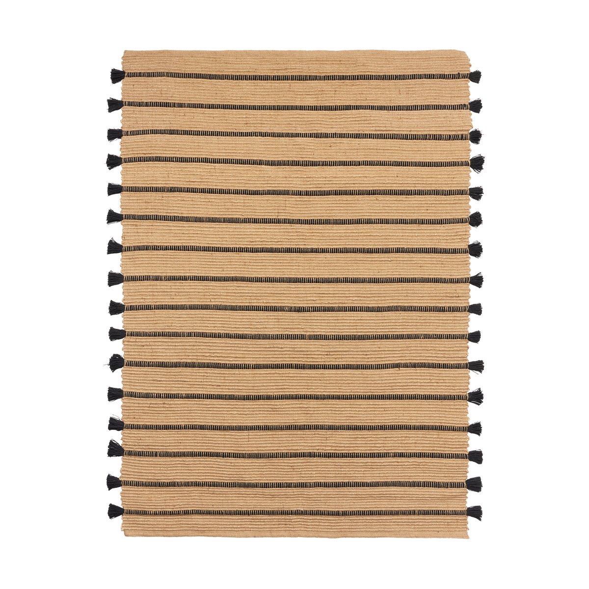 Broste Copenhagen Ezra vloerkleed 140x200 cm Natural-black