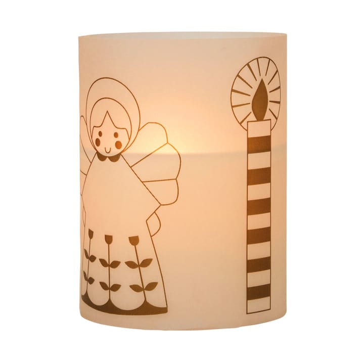 Fairy Tale kaars 12 cm, Wit-groen Broste Copenhagen