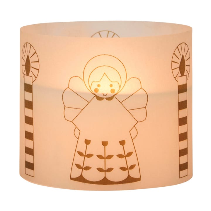 Fairy Tale kaars 8 cm, Wit-groen Broste Copenhagen