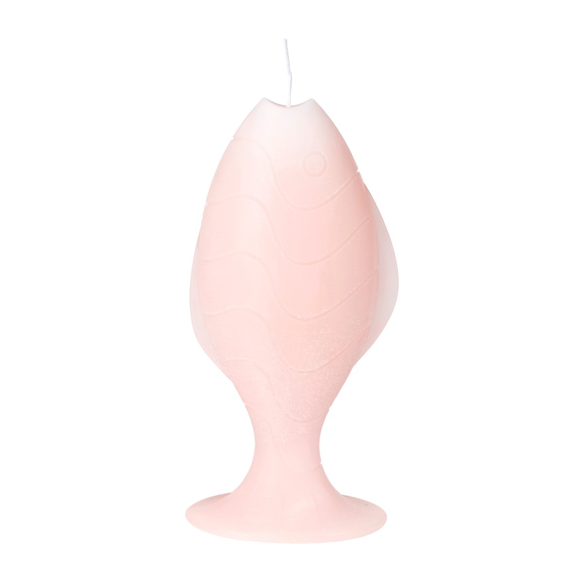 Broste Copenhagen Fish kaars 22 cm Light pink | Scandinavisch Interieur | Kaarsen | Roze