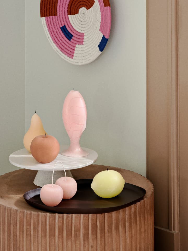 Fish kaars 22 cm, Light pink Broste Copenhagen