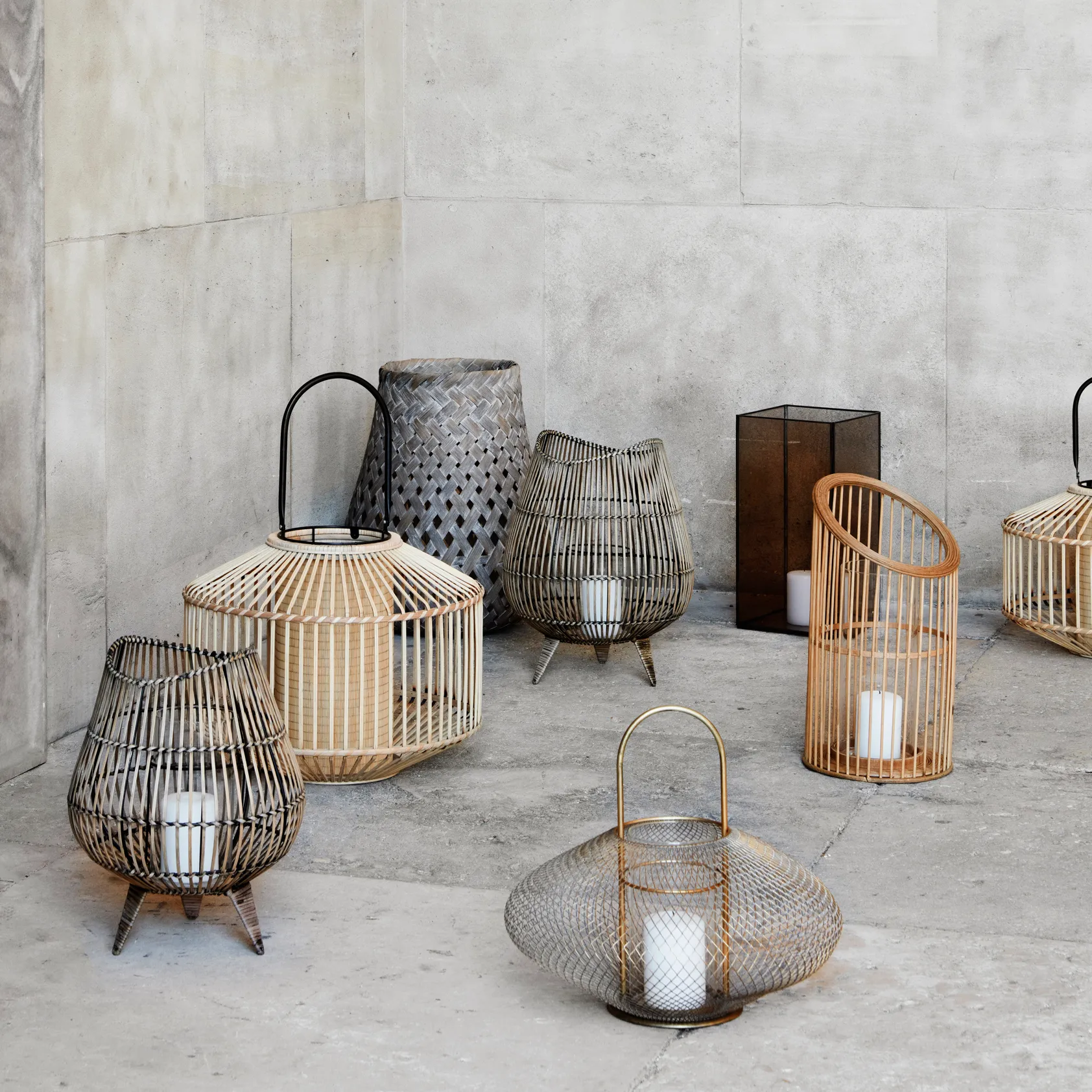 Flax lantaarn bamboe, Klein Broste Copenhagen