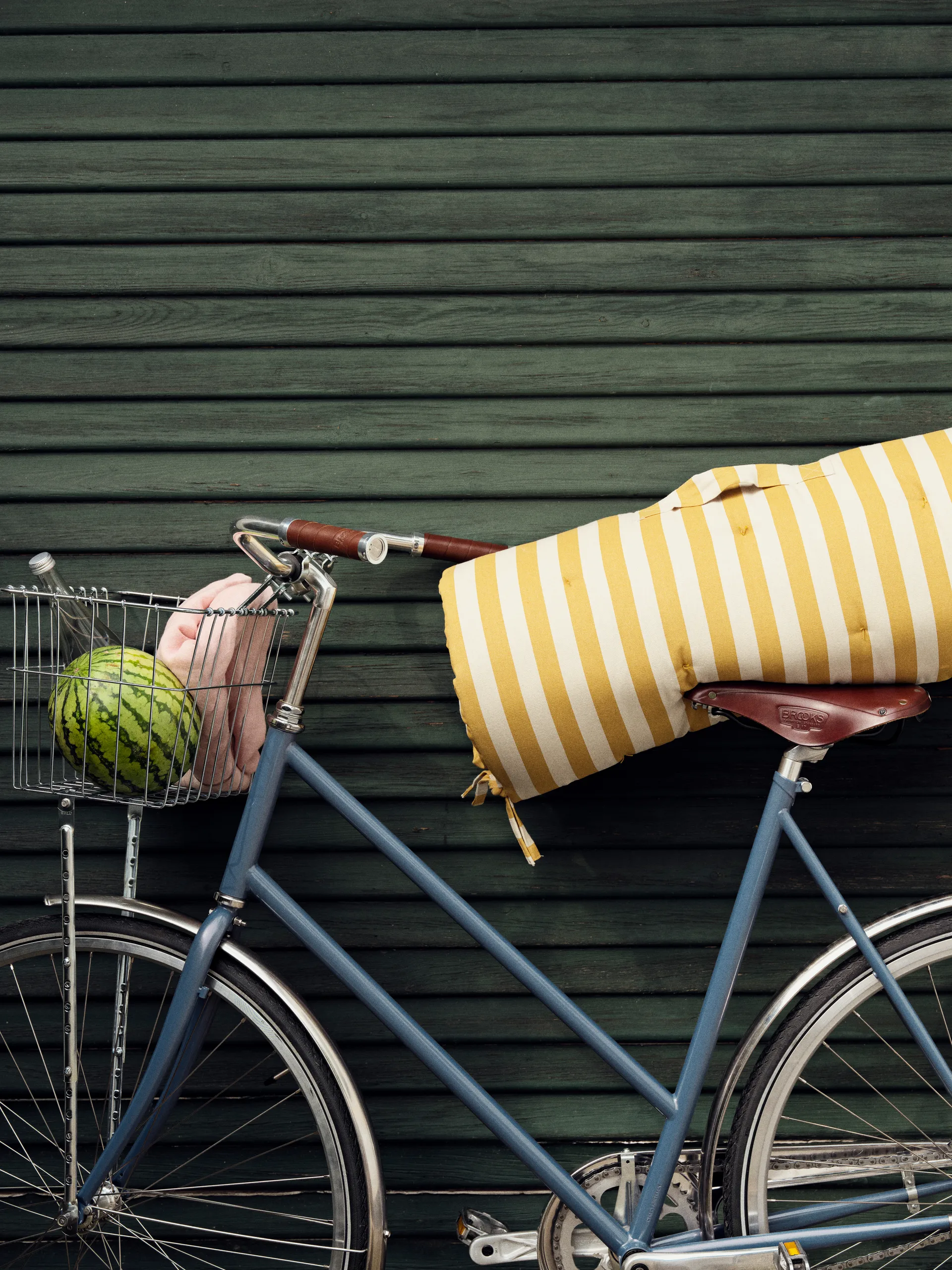 Franca bankkussen 42x100 cm, Harvest gold Broste Copenhagen