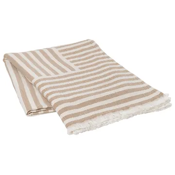 Frankie katoenen plaid 130x180 cm - Golden brown - Broste Copenhagen