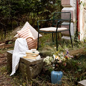 Frankie katoenen plaid 130x180 cm - Orchid hush light purple - Broste Copenhagen