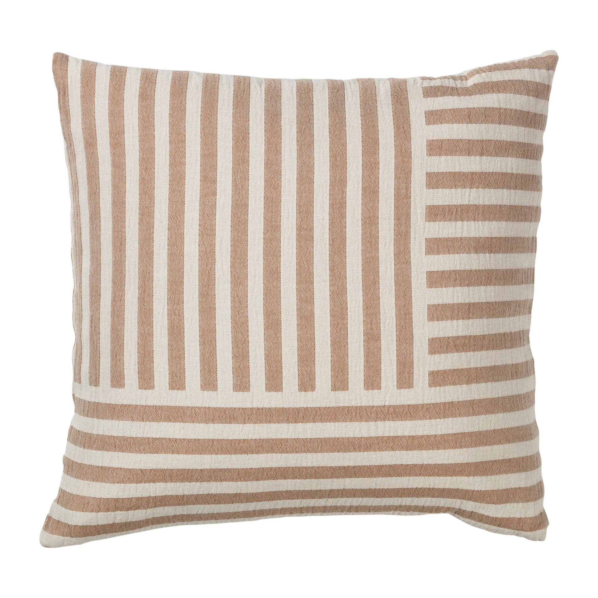 Frankie kussenhoes 50x50 cm, Golden brown Broste Copenhagen