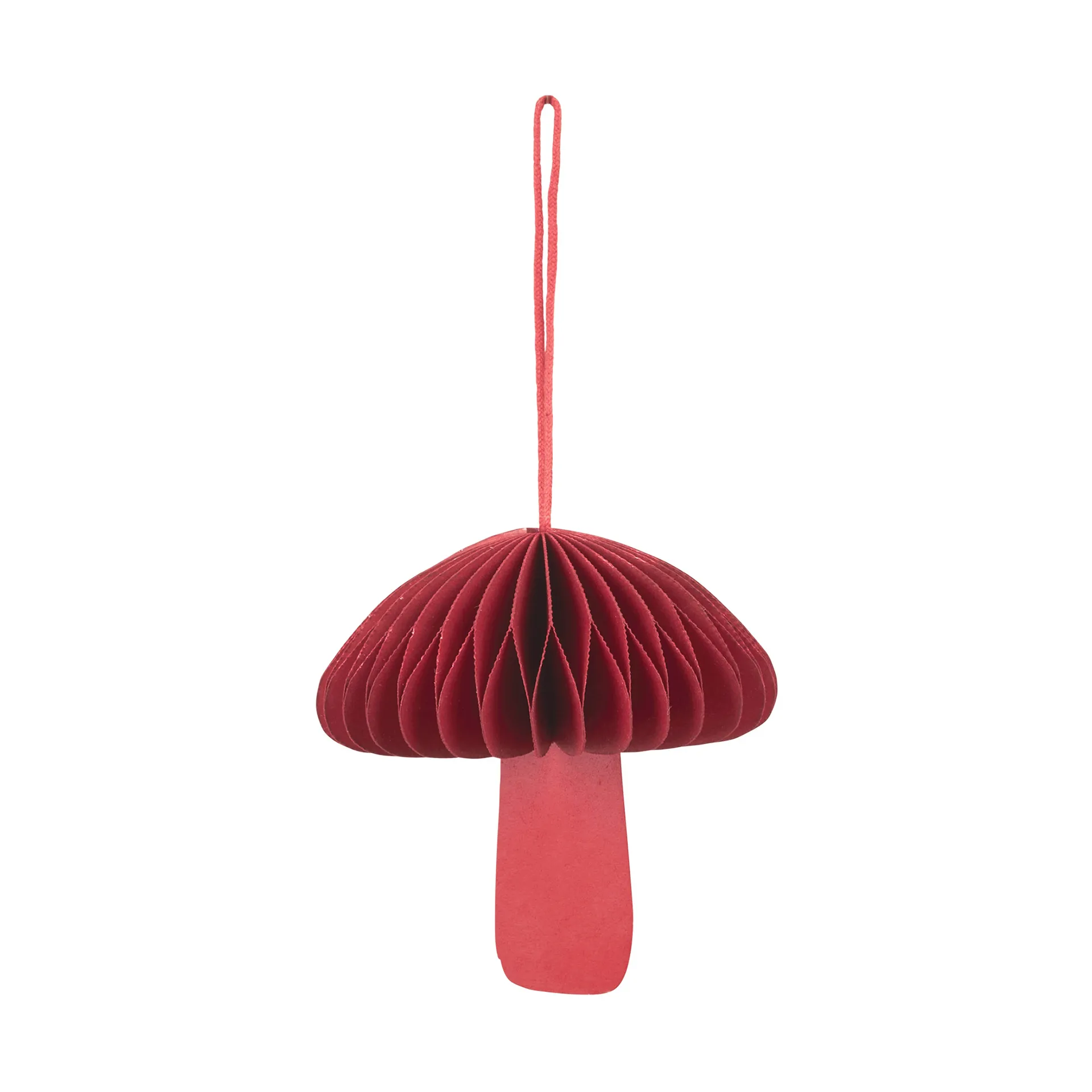 Fungi kerstornament, Pompeian red Broste Copenhagen