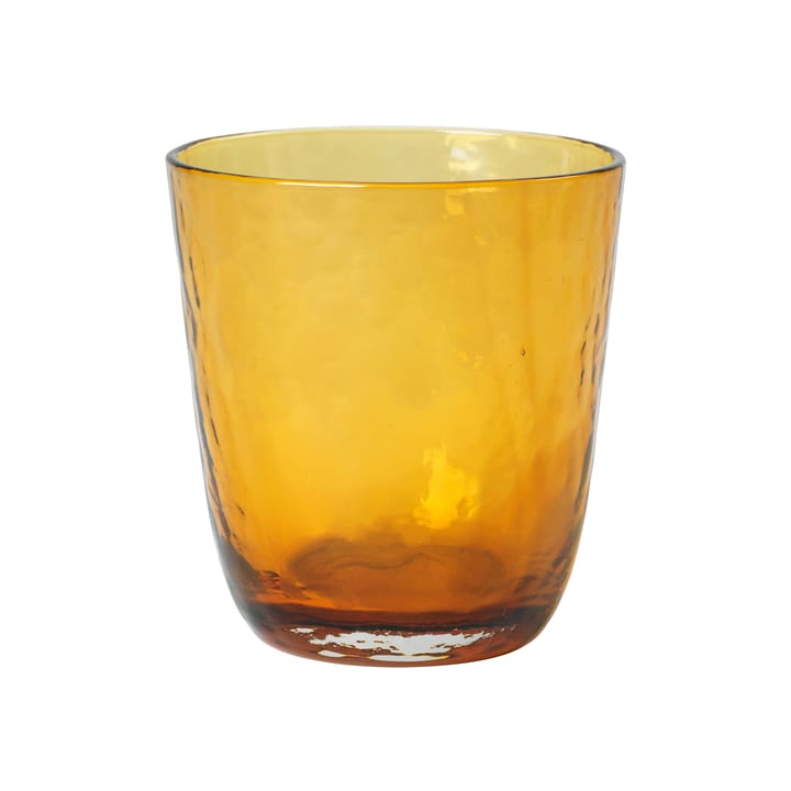 Hammered drinkglas 33,5 cl - Amber - Broste Copenhagen