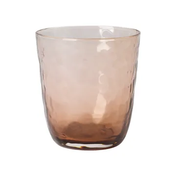 Hammered drinkglas 33,5 cl - Bruin - Broste Copenhagen