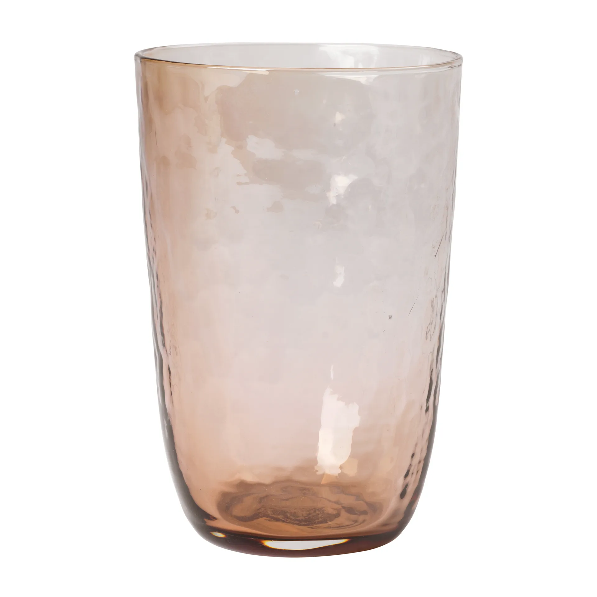 Hammered drinkglas 50 cl, Bruin Broste Copenhagen