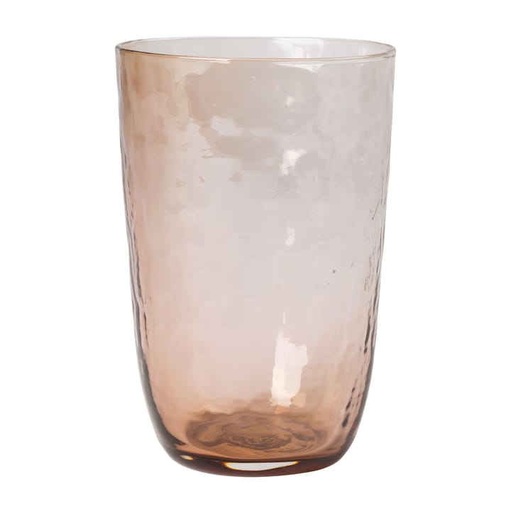Hammered drinkglas 50 cl - Bruin - Broste Copenhagen