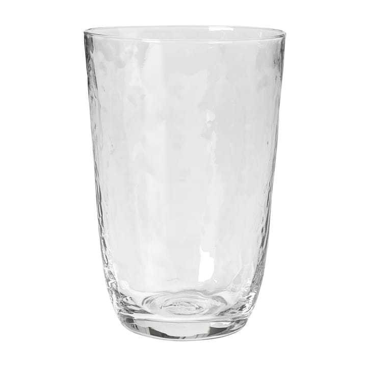 Hammered drinkglas 50 cl - Helder - Broste Copenhagen