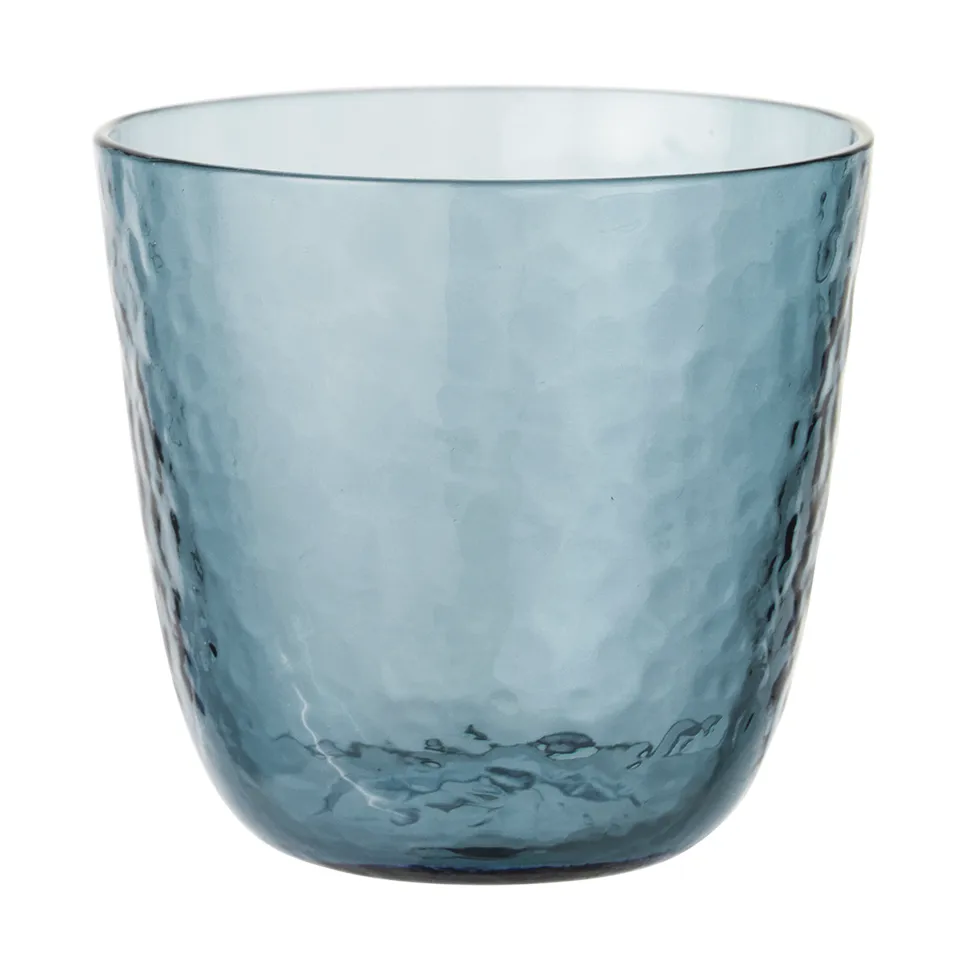 Hammered tumbler 15 cl, Blauw Broste Copenhagen