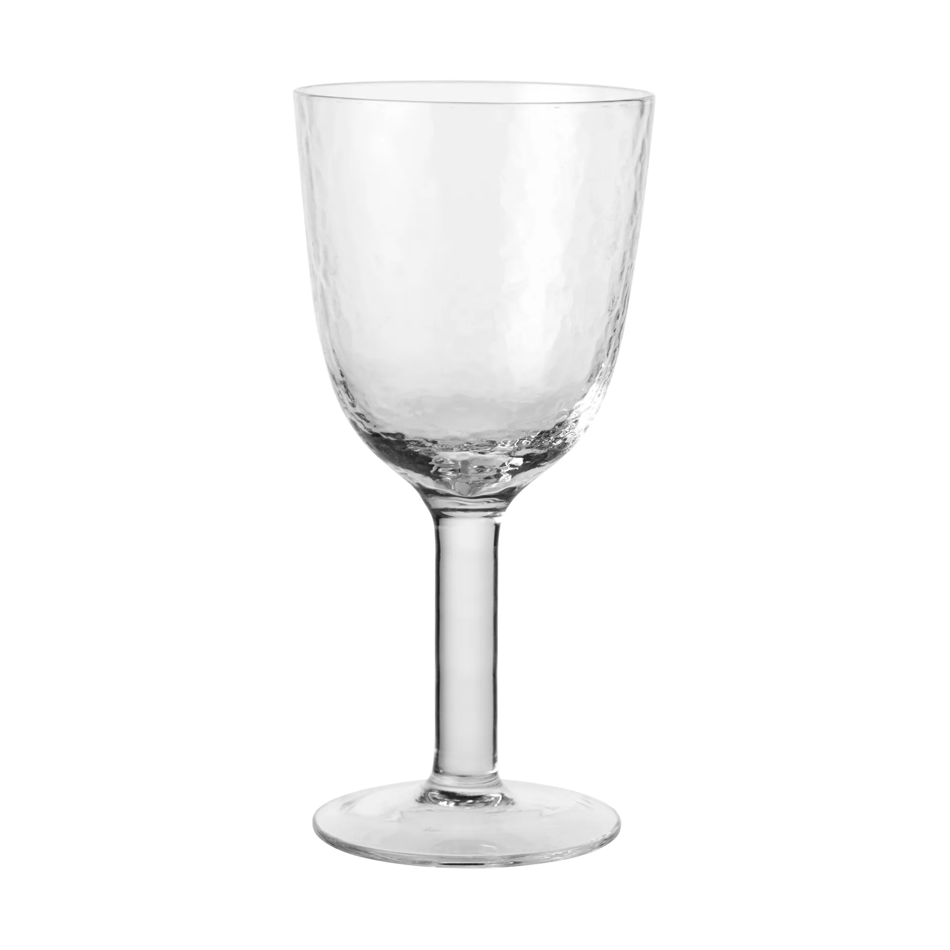 Hammered witte wijn glas 30 cl, Helder Broste Copenhagen