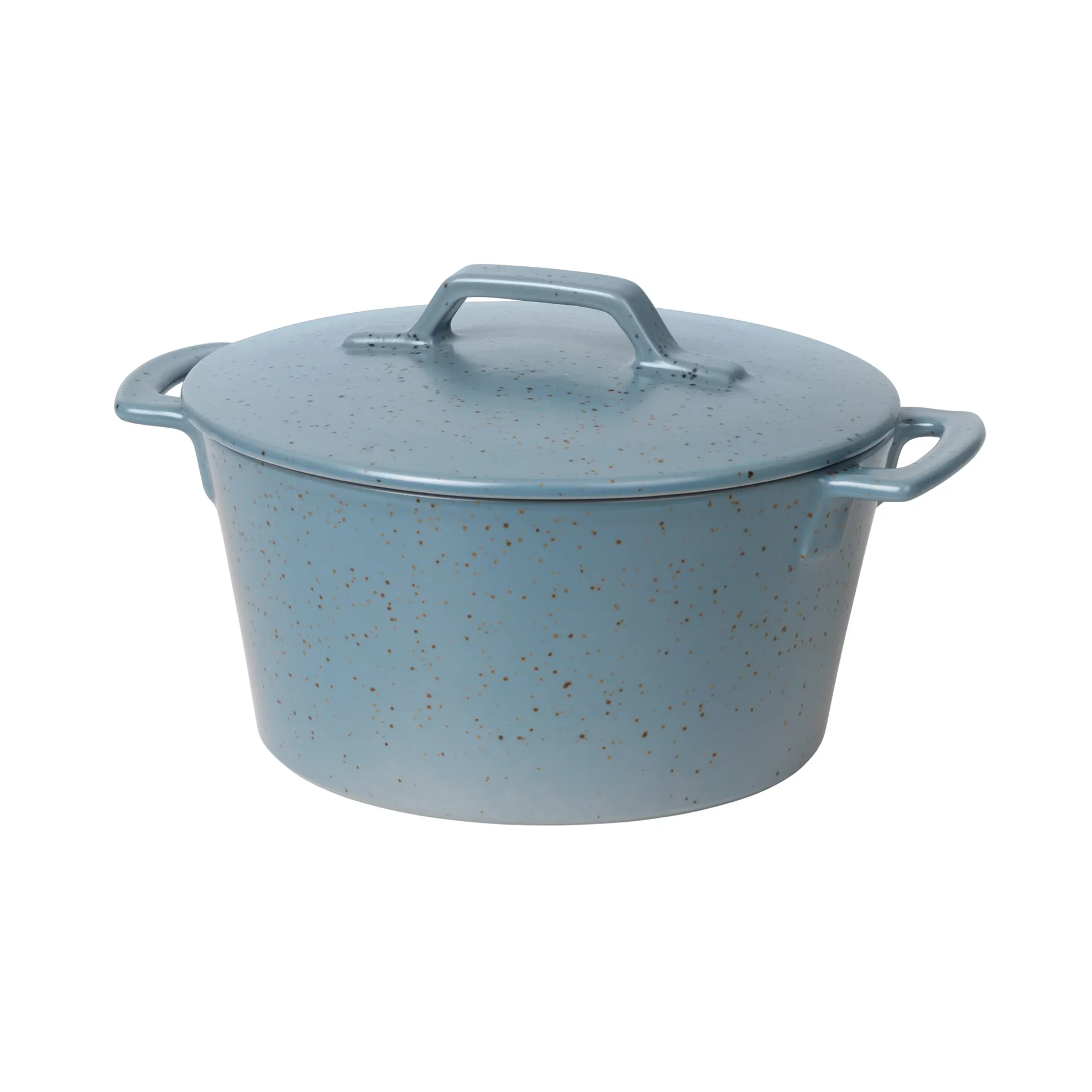 Hasle braadpan 19x23,5 cm, Flintstone blue granite Broste Copenhagen