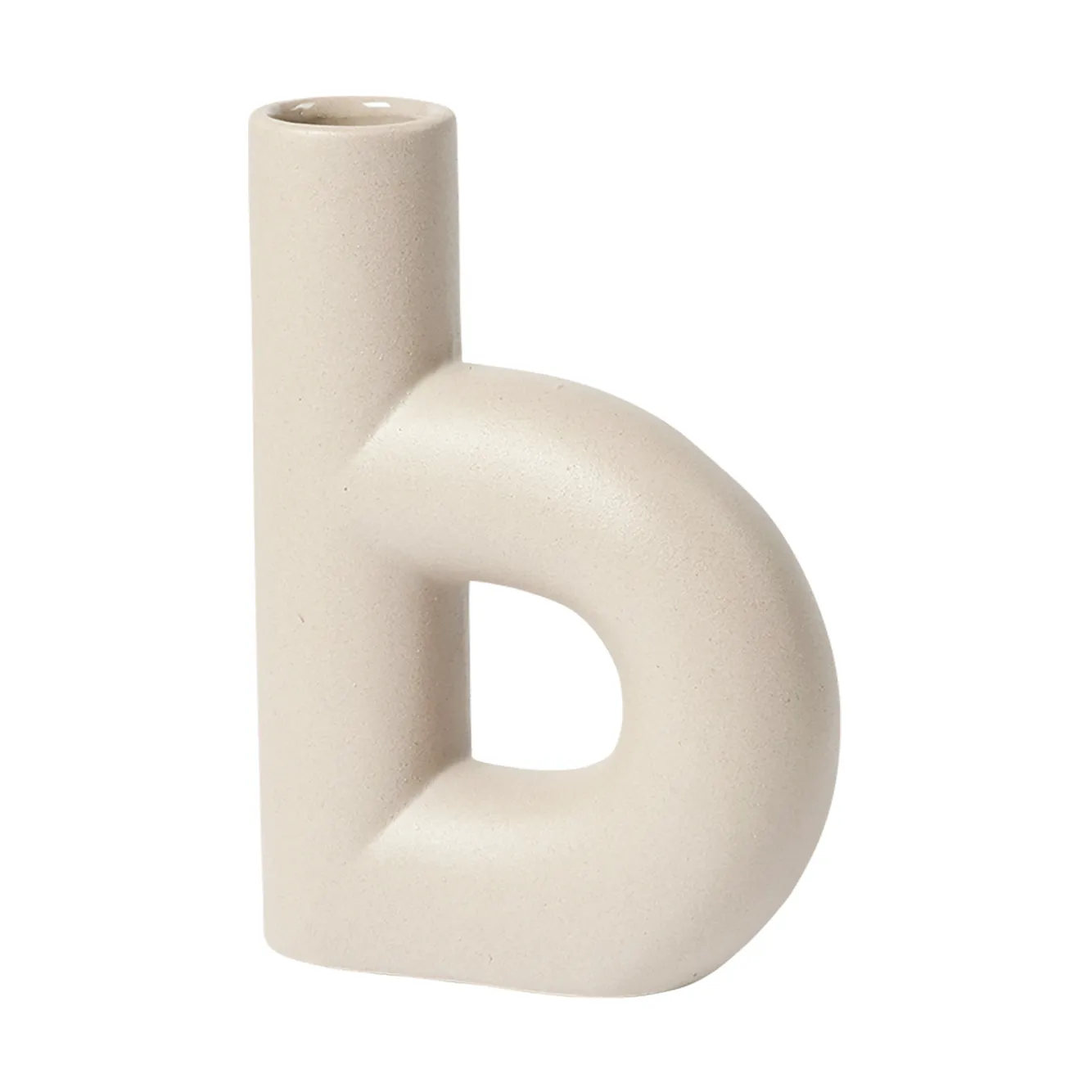 Hector vaas B Ø19 cm, Dove grey Broste Copenhagen