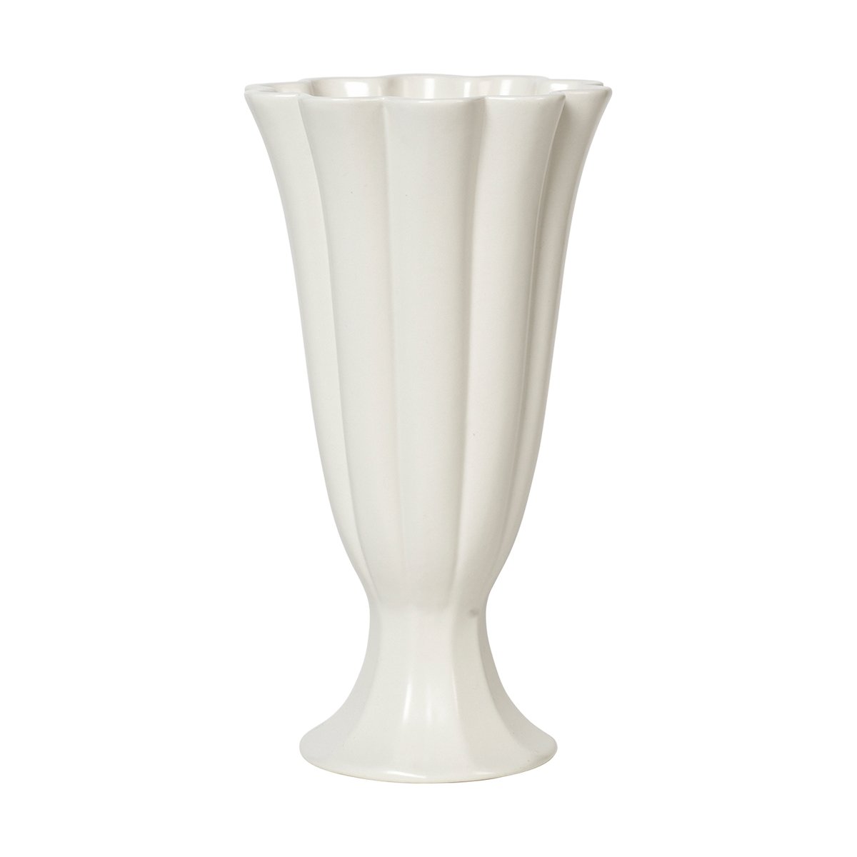Broste Copenhagen Heli vaas S Cream | Scandinavisch Interieur | Vazen | Beige