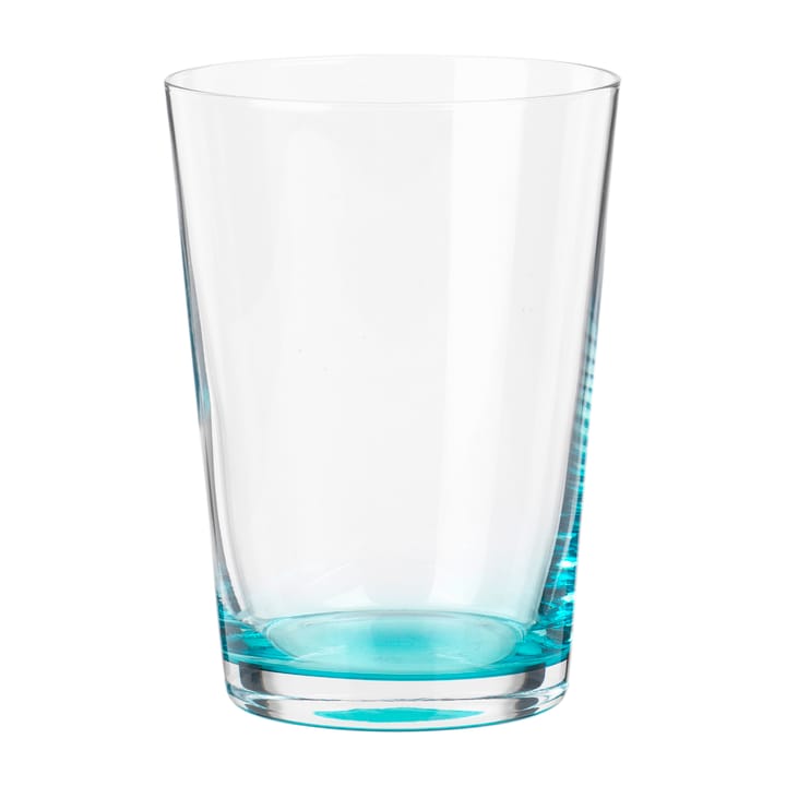 Hue drinkglas 30 cl - Clear-turquoise - Broste Copenhagen