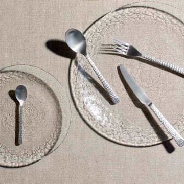 Hune bestek 16-delig - Brushed satin hammered - Broste Copenhagen