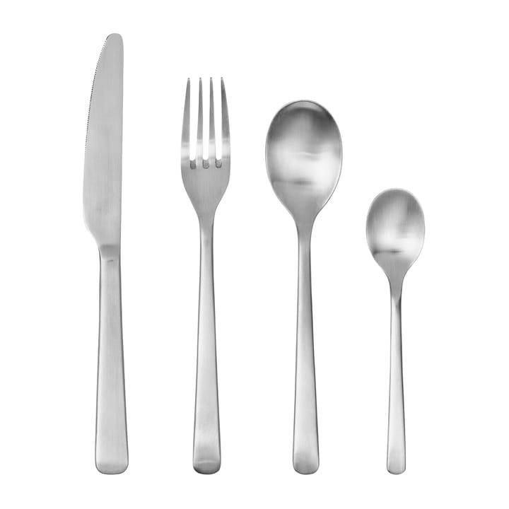 Hune bestek 16-delig - Brushed satin - Broste Copenhagen