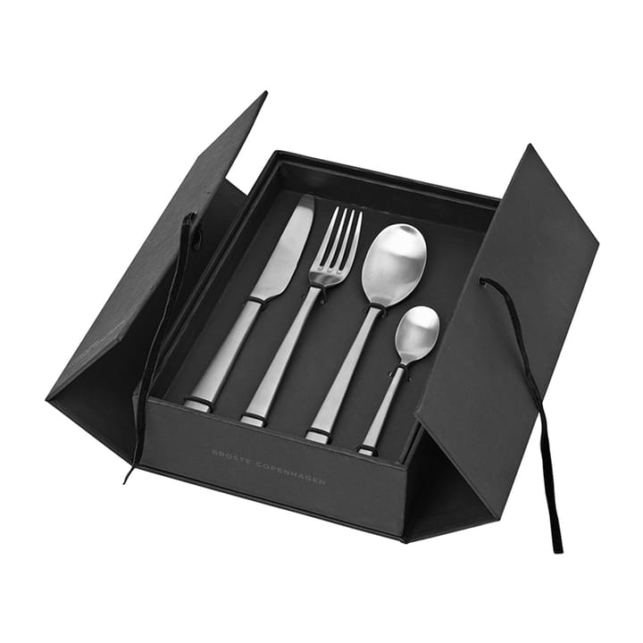 Hune bestek 16-delig, Brushed satin Broste Copenhagen