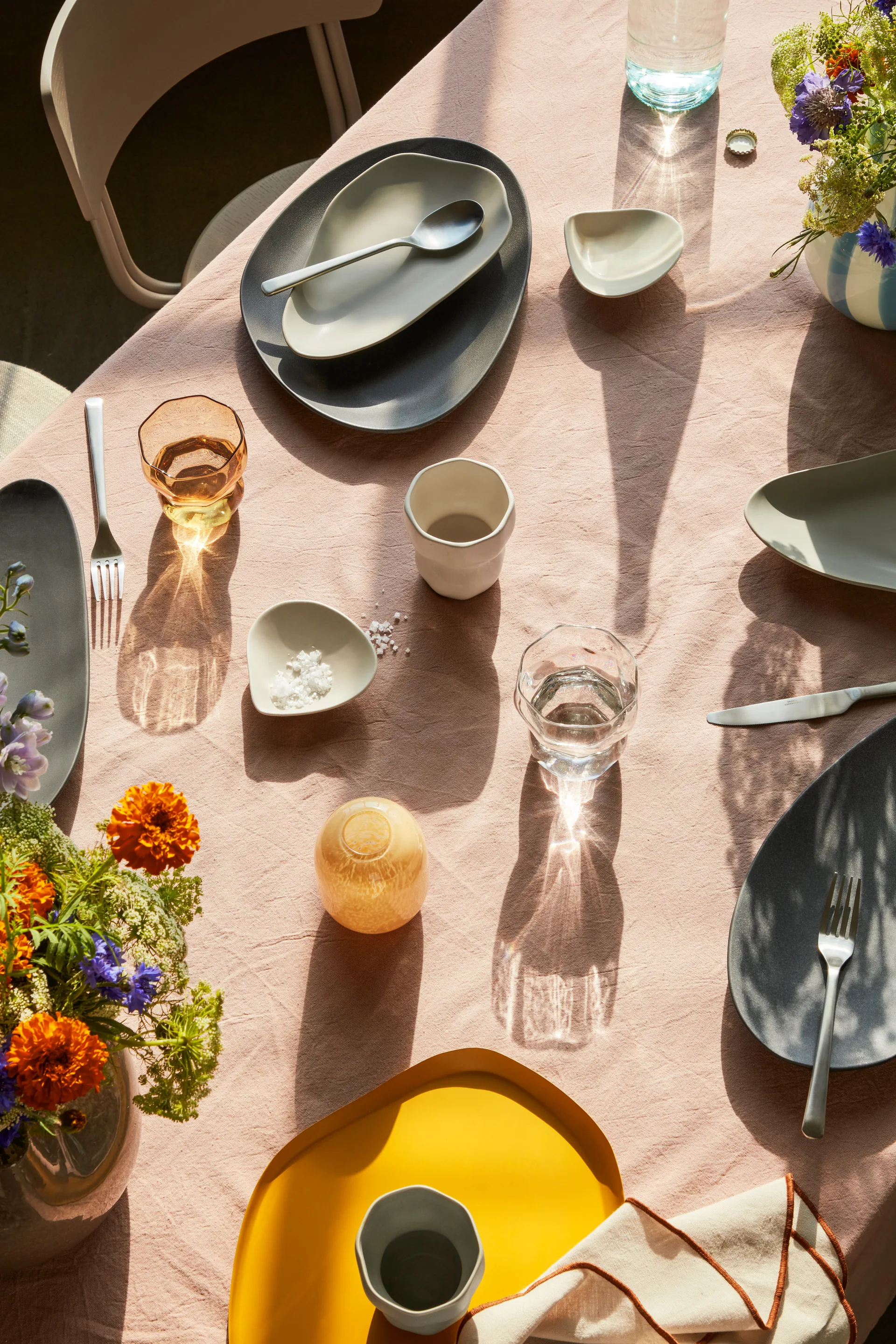 Hune bestek 16-delig, Brushed satin Broste Copenhagen