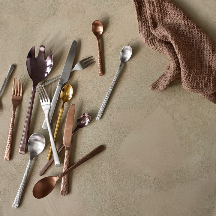 Hune bestek 16-delig, Copper hammered Broste Copenhagen