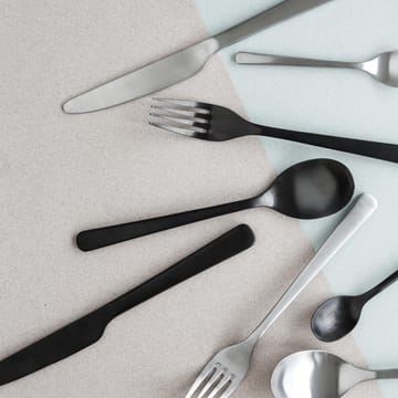 Hune bestek 16-delig - titanium mat zwart - Broste Copenhagen